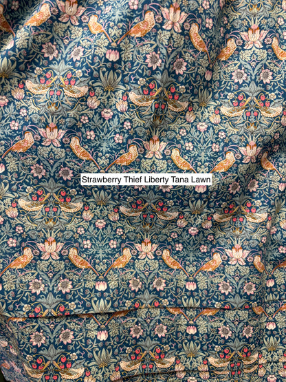 Hannah Low Cut Back Dress - Cotton Prints