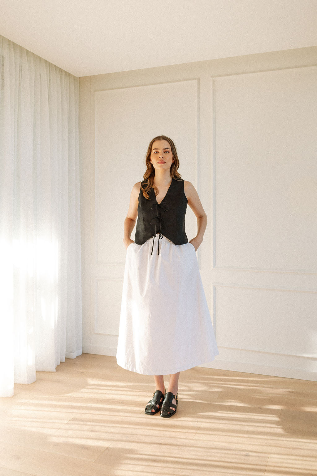 Ivy Tie Front Waistcoat