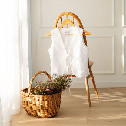 Ivy Tie Front Waistcoat