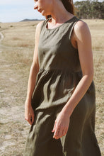 Load image into Gallery viewer, Senna Sleeveless dress - with side seam zips for breastfeeding
