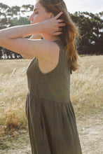 Load image into Gallery viewer, Senna Sleeveless dress - with side seam zips for breastfeeding
