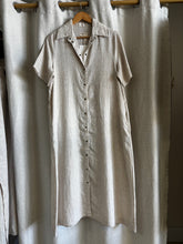 Load image into Gallery viewer, Aven Shirt Dress - Natural Linen - Small
