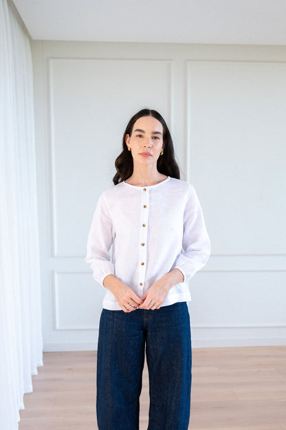Sylvie Button Up Blouse