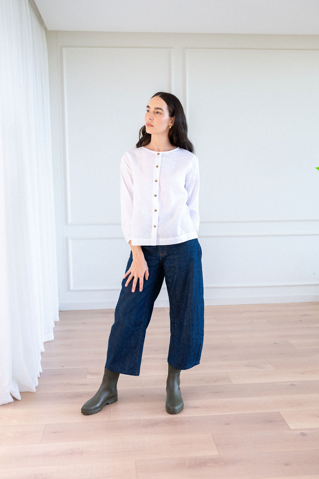 Sylvie Button Up Blouse