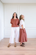 Load image into Gallery viewer, Frida Frill Hem Linen Pants
