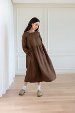 Load image into Gallery viewer, Leone Raglan Sleeve Dress - Maxi Length

