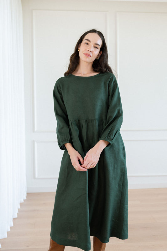 Leone Raglan Sleeve Dress - Maxi Length