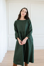 Load image into Gallery viewer, Leone Raglan Sleeve Dress - Maxi Length
