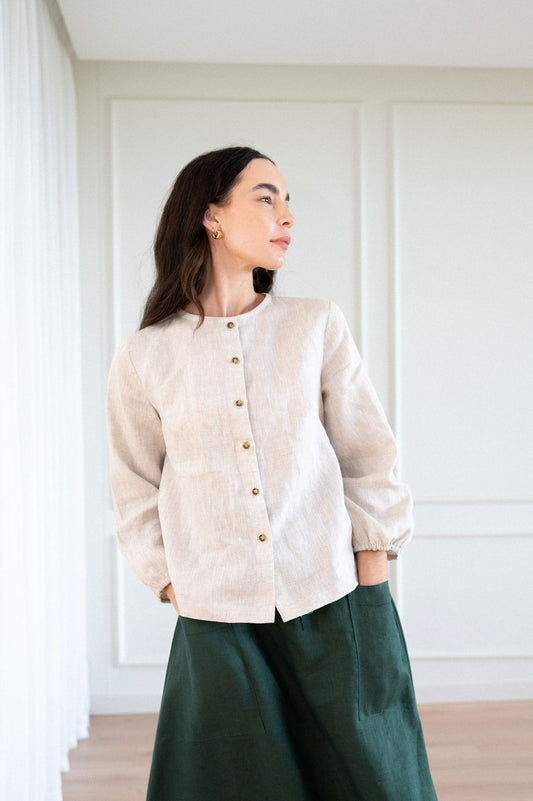 Sylvie Button Up Blouse