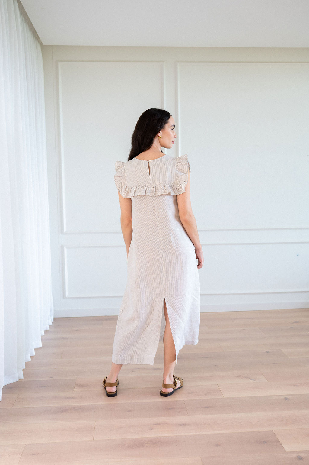 Sabine Ruffle Detail Dress