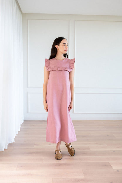 Sabine Ruffle Detail Dress