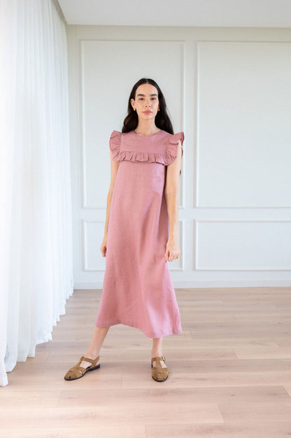 Sabine Ruffle Detail Dress
