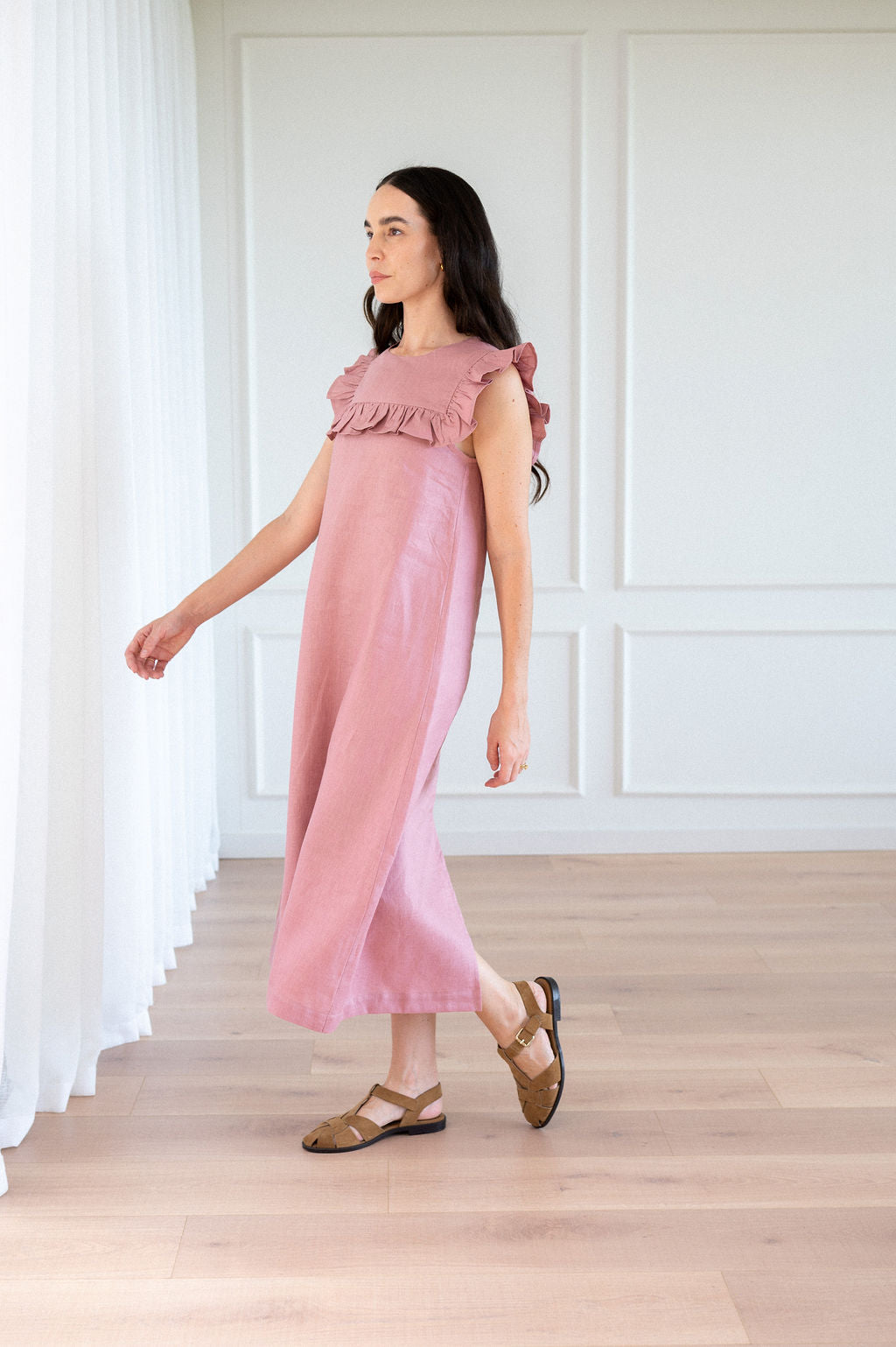 Sabine Ruffle Detail Dress