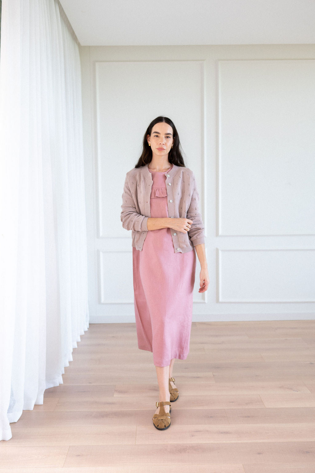Sabine Ruffle Detail Dress
