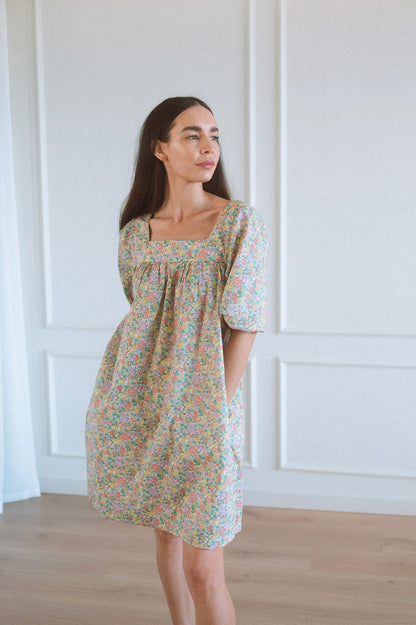 Josie Mini Dress - Cotton Prints