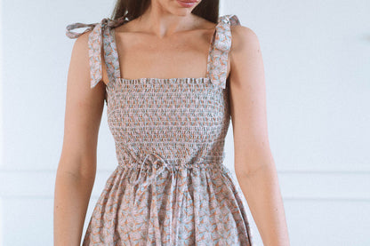 Poppy Shirred Bodice Dress