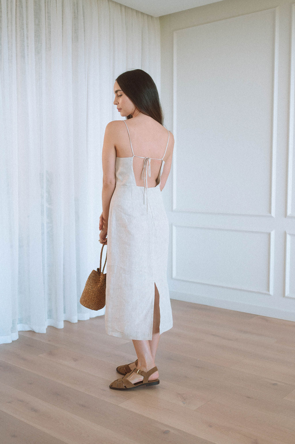 Anna Open Back Dress