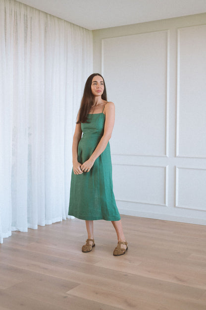 Anna Open Back Dress