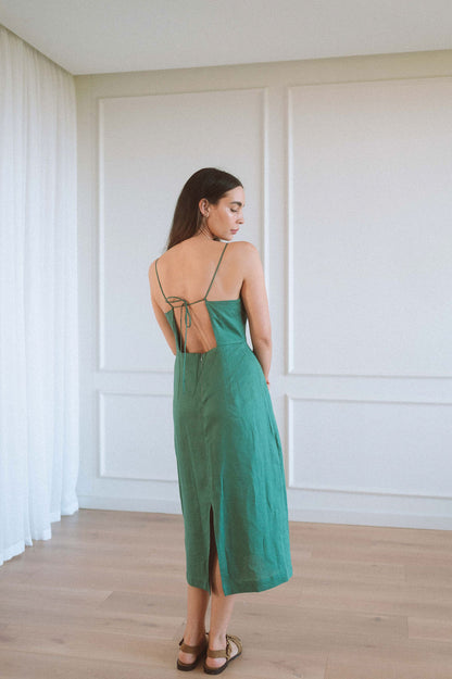Anna Open Back Dress
