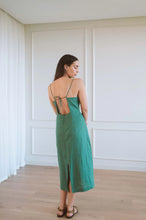 Load image into Gallery viewer, Anna Dress - Jade Linen - Small
