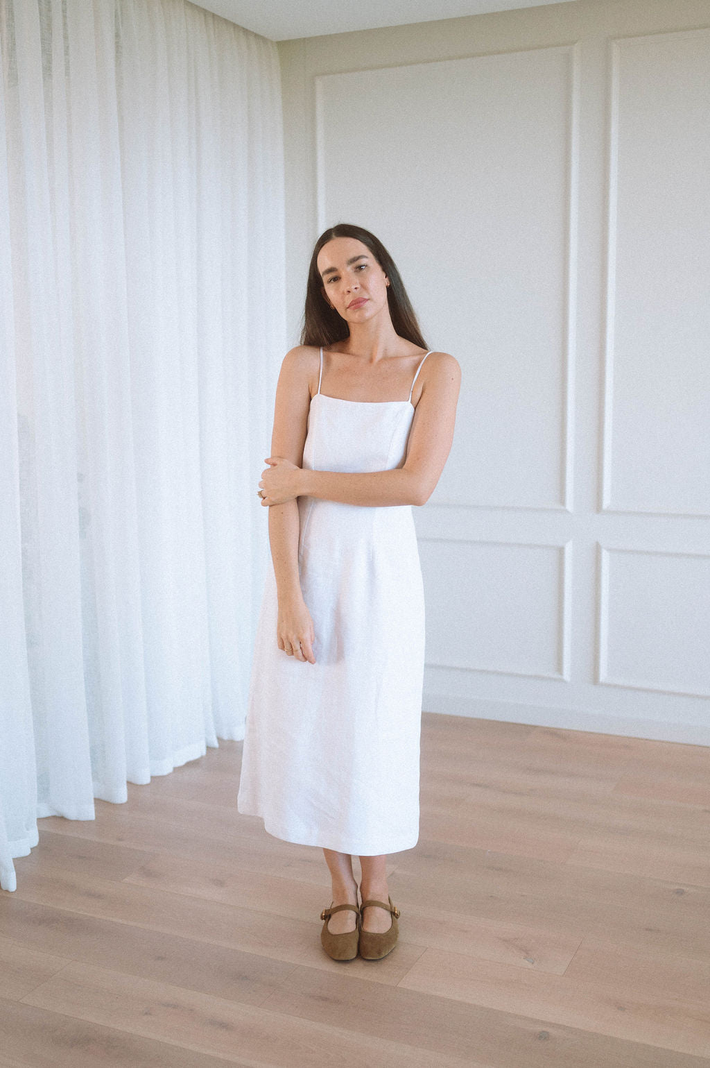 Anna Open Back Dress