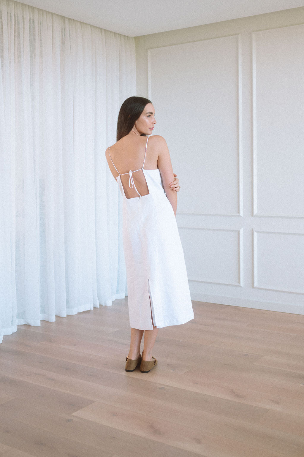 Anna Open Back Dress