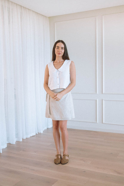June Mini Wrap Skirt