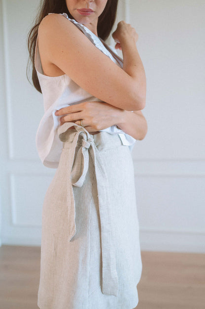 June Mini Wrap Skirt