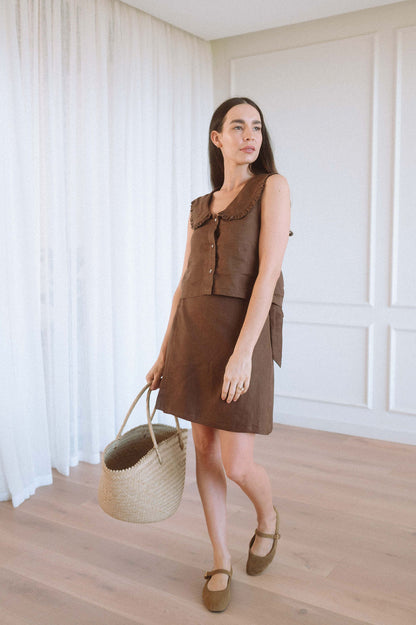 June Mini Wrap Skirt