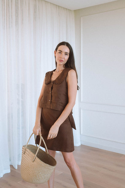 June Mini Wrap Skirt