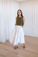 Load image into Gallery viewer, Maeve Pintuck Hem Skirt
