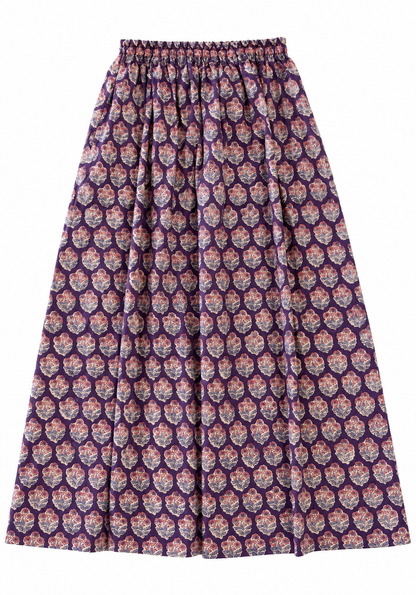 Amber Skirt - Indian Block Print Cotton