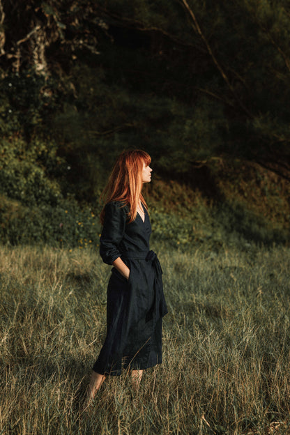 Flora Wrap Dress - Maxi Length