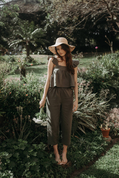 Laurel Ruffle Sleeve Top