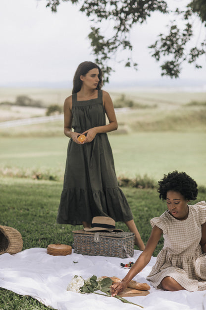 River Waist Tie Dress