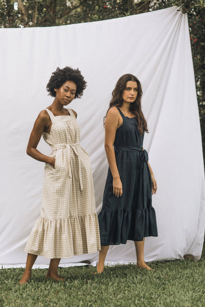 River Waist Tie Dress