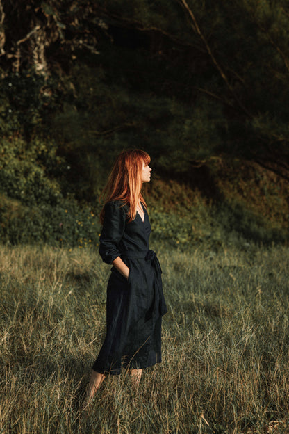 Flora Wrap Dress - MIDI length